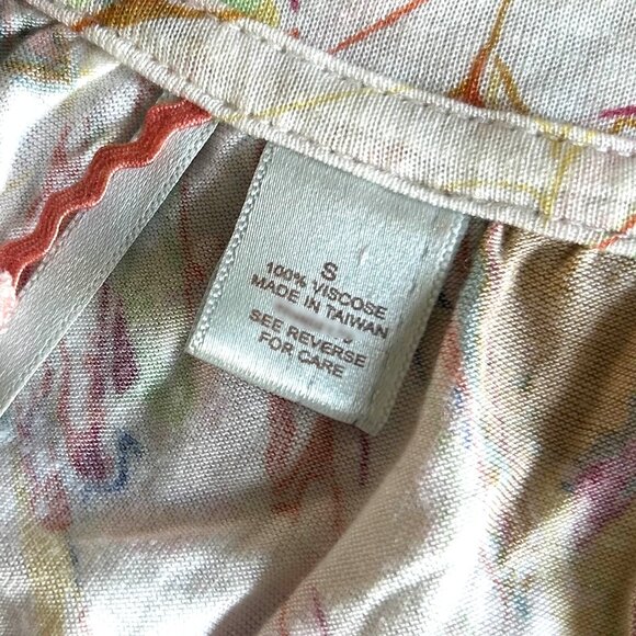 RARE Multicolor Marble Print Top ASO Miley Stewart - Picture 7 of 9